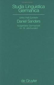 Cover of: Daniel Sanders by Ulrike Hass-Zumkehr