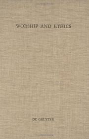 Cover of: Worship and ethics: Lutherans and Anglicans in dialogue