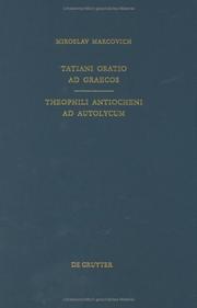 Oratio ad Graecos by Tatian