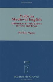 Cover of: Verbs in Medieval English: differences in verb choice in verse and prose