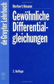Cover of: Gewohnliche Differentialgleichungen