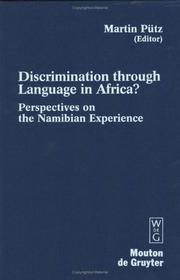 Cover of: Discrimination Through Language in Africa? by Martin Putz