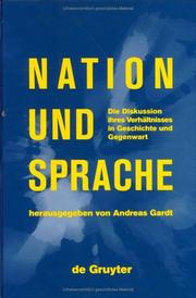 Cover of: Nation und Sprache: die Diskussion ihres Verhältnisses in Geschichte und Gegenwart