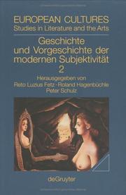 Cover of: Geschichte und Vorgeschichte der modernen Subjektivität