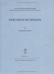 Etruskische Spiegel by Gerhard Zimmer