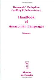 Cover of: Handbook of Amazonian Languages by 