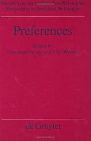 Cover of: Preferences