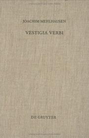 Cover of: Vestigia Verbi by Joachim Mehlhausen