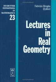 Cover of: Lectures in real geometry