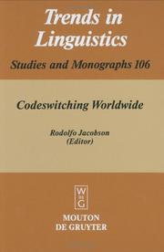 Cover of: Codeswitching worldwide