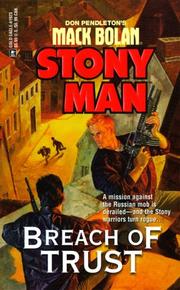 Cover of: Breach Of Trust by Don Pendleton