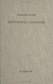 Cover of: Devotional language