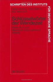 Cover of: Schlüsselwörter der Wendezeit: Wörter-Buch zum öffentlichen Sprachgebrauch 1989/90