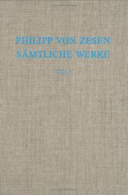 Cover of: Samtliche Werke: Dritter Band, Zweiter Teil Weltliche Lyrik (Ausgaben Deutscher Literatur Des XV. Bis XVIII. Jahrhunderts)