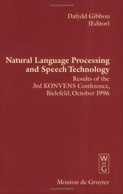 Cover of: Natural Language Processing and Speech Technology: Results of the 3rd Konvens Conference, Bielefeld, October 1996 (Natural Language Processing)