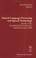 Cover of: Natural Language Processing and Speech Technology