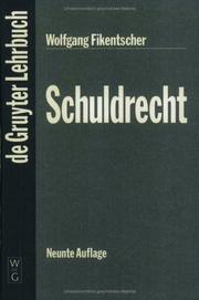 Schuldrecht by Wolfgang Fikentscher