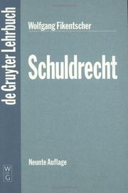 Cover of: Schuldrecht: 9. Durchgesehene Und Erganzte Auflage (De Gruyter Lehrbuch)
