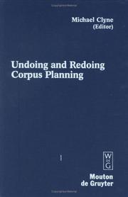 Cover of: Undoing and redoing corpus planning