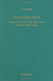 Cover of: Unplanned wars by B. D. Hoyos