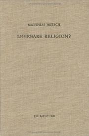 Lehrbare Religion? by Matthias Heesch