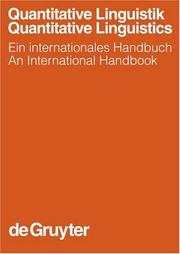 Cover of: Quantitative Linguistik: ein internationales Handbuch = Quantitative linguistics : an international handbook