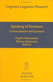 Cover of: Speaking of emotions: conceptualisation and expression