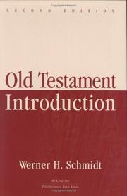 Cover of: Old Testament introduction by Schmidt, Werner H.