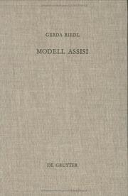 Cover of: Modell Assisi: Christliches Gebet Und Interreligioser Dialog in Heilsgeschichtlichem Kontext (Theologische Bibliothek Topelmann)