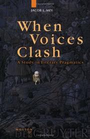 Cover of: When Voices Clash by Jacob L. Mey