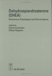 Cover of: Dehydroepiandrosterone (Dhea): Biochemical, Physiological and Clinical Aspects