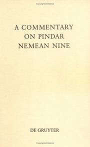 Cover of: A commentary on Pindar Nemean nine