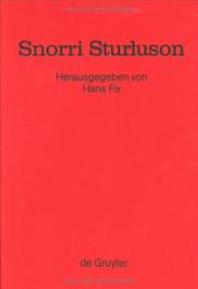 Cover of: Snorri Sturluson by herausgegeben von Hans Fix.