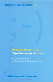 Cover of: The Sense of Humor by Willibald Ruch, Willibald Ruch