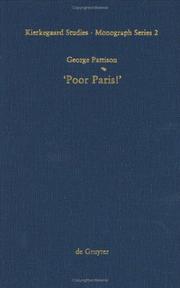 Cover of: Poor Paris: Kierkegaard's Critique of the Spectacular City (Kierkegaard Studies. Monograph Series, 2)