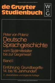 Deutsche Sprachgeschichte vom Spätmittelalter bis zur Gegenwart by Peter von Polenz