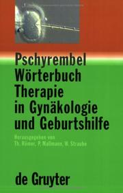 Cover of: Pschyrembel Worterbuch Therapie in Gynakologie Und Geburtshilfe
