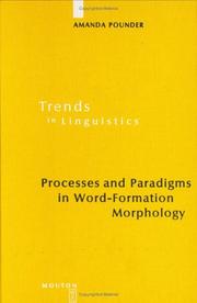 Processes and paradigms in word-formation morphology by Amanda Pounder