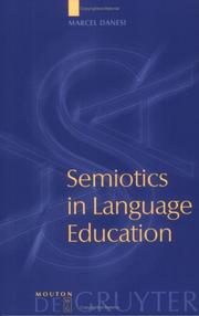 Cover of: Semiotics in language education by Marcel Danesi