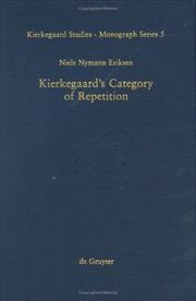 Cover of: Kierkegaard's Category of Repetition by Niels Nymann Eriksen