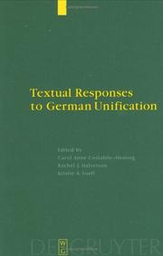 Cover of: Textual Responses to German Unification: Processing Historical and Social Change in Literature and Film