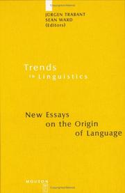 Cover of: New Essays on the Origins of Language (Trends in Linguistics: Studies and Monographs, No. 133) (Trends in Linguistics: Studies and Monographs)