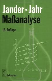 Cover of: Maanalyse