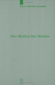 Cover of: Der Mythos bei Markus