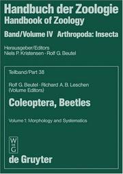 Cover of: Handbuch der Zoologie: Volume 4/2: Insecta: Coleoptera, Beetles: Volume 1 by 