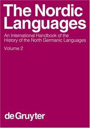 Cover of: The Nordic Languages: An International Handbook of the History of the North Germanic Languages (Handbuecher Zur Sprach- Und Kommunikationswissenschaft ... of Linguistics & Communication Science)