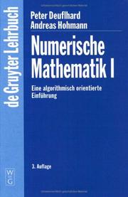 Cover of: Numerische Mathematik I: 3., Uberarbeitete Auflage