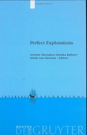 Cover of: Perfect explorations by edited by Artemis Alexiadou, Monika Rathert, Arnim von Stechow.