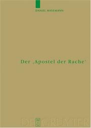 Cover of: Der, Apostel Der Rache': Nietzsches Paulusdeutung (Monographien Und Text Zur Nietzsche-Forschung)