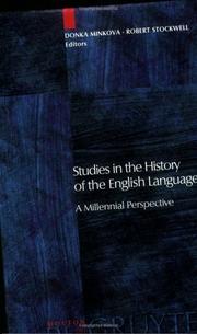 Cover of: Studies in the History of the English Language: A Millennial Perspective